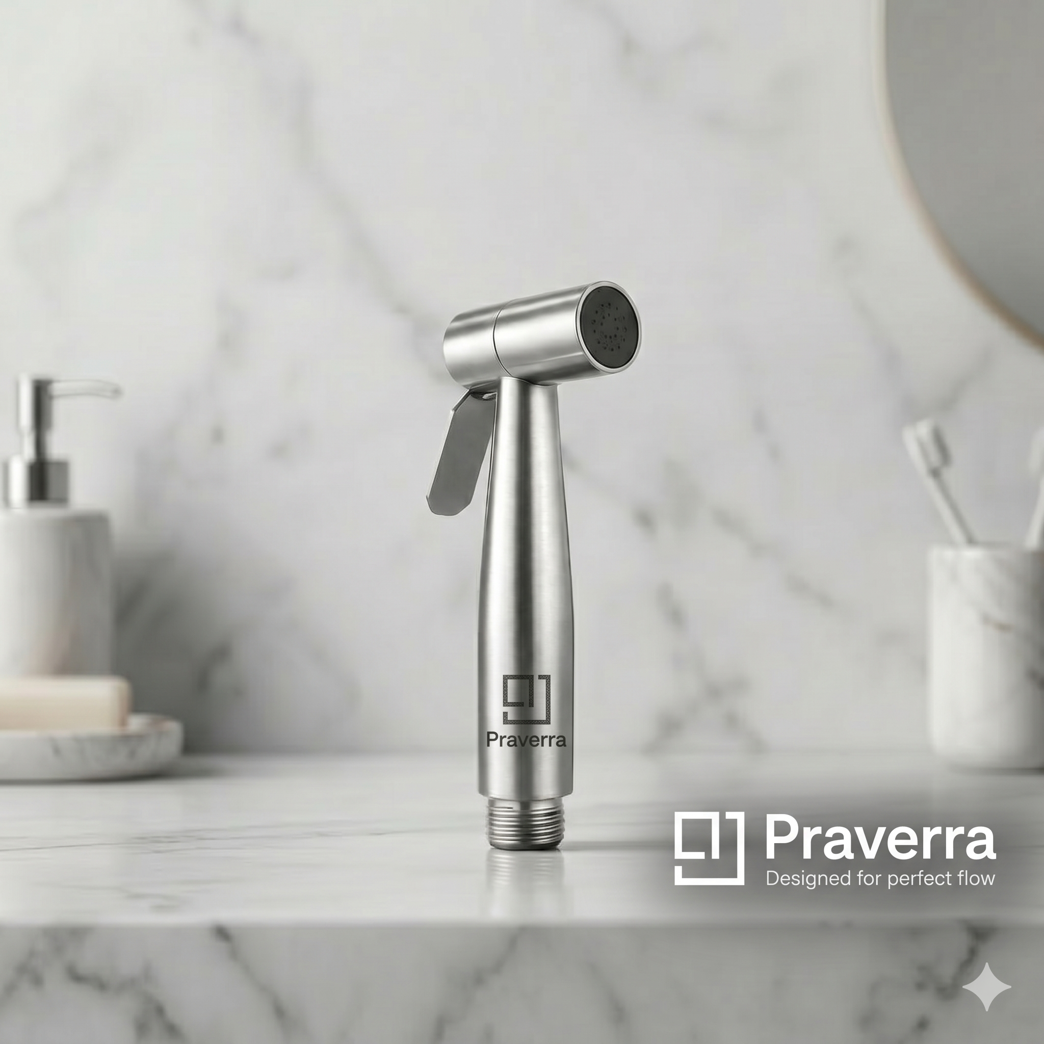 Praverra SS Health Faucet Chrome